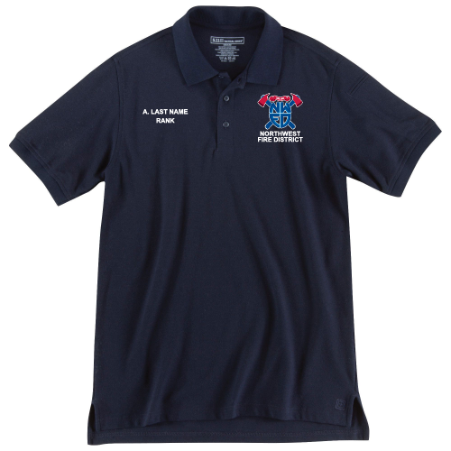 5.11 Short-Sleeve Tactical Polo Navy