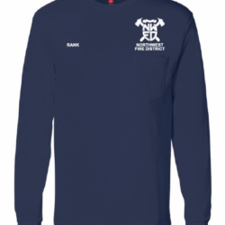 Hanes Long Sleeve EVT Mechanic's Shirt