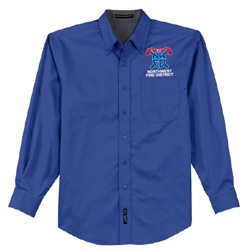 Port and Co. Long-Sleeve Men's Easy Care Shirt S608