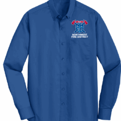 Port and Co. Long-Sleeve Men's Twill Shirt S663