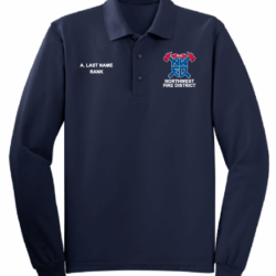 Tru Spec Long-Sleeve Polo Navy