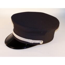Black Firefighter Midway Bell Crown Cap 114
