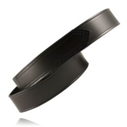 Black Leather Velcro Belt