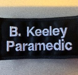 Blauer Jacket 4” x 2” Velcro Name and Rank Patch