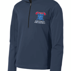 Port and Co. 1/2 Zip Soft Shell Jacket J716 Dress Blue Navy