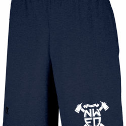 Russell Athletic Cotton Classic Jersey Shorts in Navy