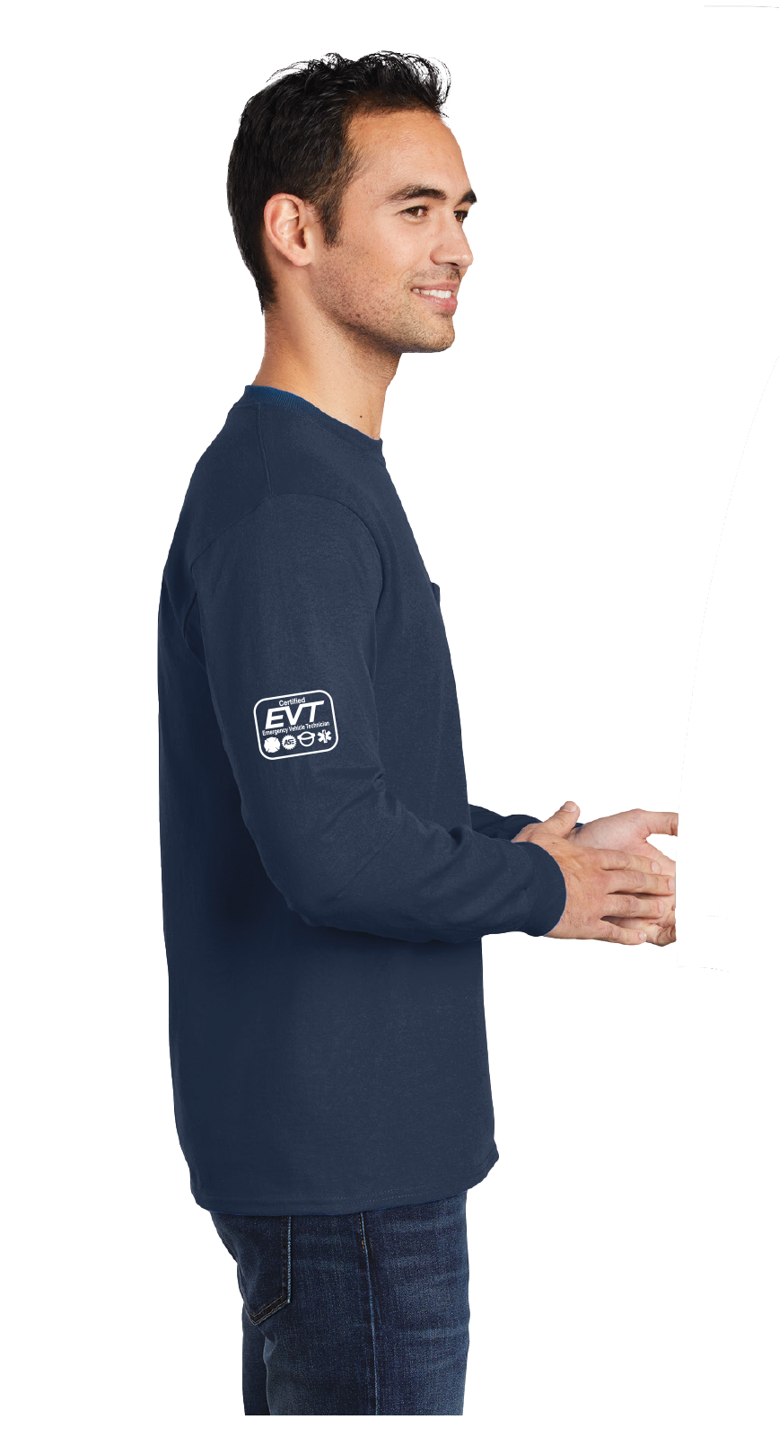 Hanes Long Sleeve EVT Mechanic's Shirt - Image 4