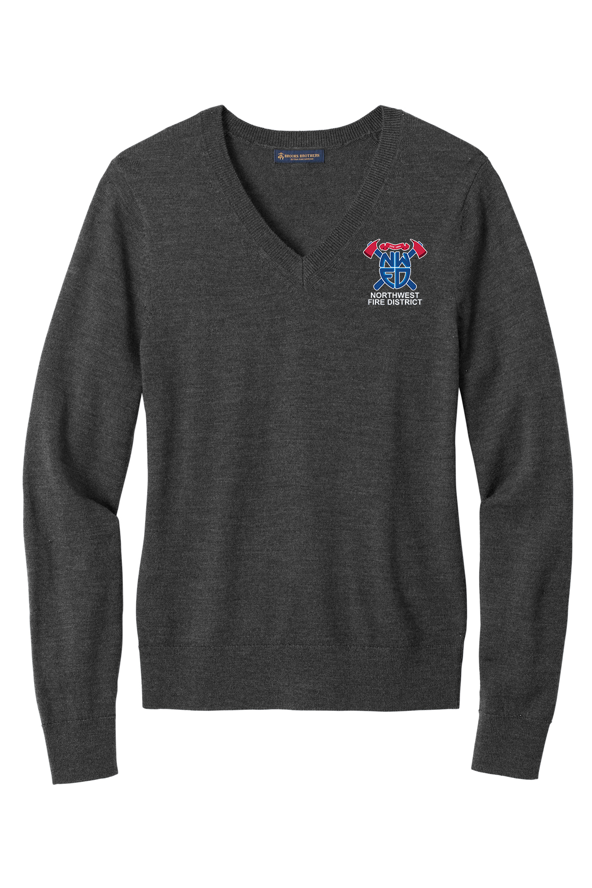 Brooks Brothers ® Women’s Washable Merino V-Neck Sweater - Image 4