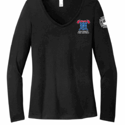 District® Women’s Perfect Tri® Long Sleeve V-Neck Tee - CAP